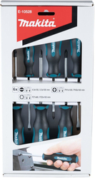 Makita E-10528 sada šroubováků 6ks (4 ks SL+2 ks PH+2 ks PZ)
