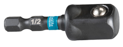 MAKITA torzní adaptér 1/4" IMPACT BLACK, čtyřhran 1/2", 50mm
