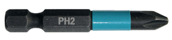 MAKITA torzní bit 1/4" IMPACT BLACK PH2, 50mm 2 ks