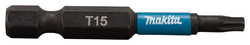 MAKITA torzní bit 1/4" IMPACT BLACK T15, 50mm 2 ks