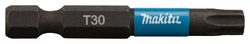MAKITA torzní bit 1/4" IMPACT BLACK T30, 50mm 2 ks