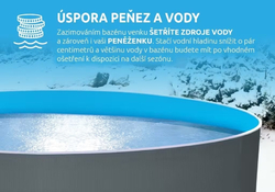 Marimex Bazén Orlando 4,57x1,07 m - ŠEDÝ, bazén, fólie, skimmer