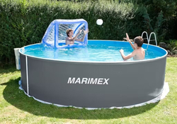 Marimex Bazén Orlando 4,57x1,07 m - ŠEDÝ, bazén, fólie, skimmer