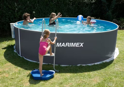Marimex Bazén Orlando 4,57x1,07 m - ŠEDÝ, bazén, fólie, skimmer