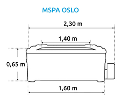 Marimex Bazén vířivý MSPA Oslo (11400269)