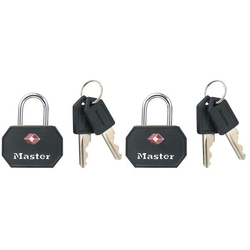 Master Lock Set 2 ks visacích zámků TSA 4681EURTBLK - černý