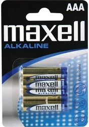 MAXELL Alkalická baterie AAA (R03), blistr 4 ks