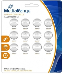 MediaRange Premium lithium baterie CR2016|CR2025|CR2032|CR2450 set, 12ks