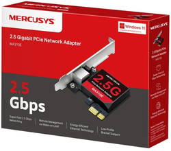 MERCUSYS MA310E Síťová karta, PCI express, 2.5 Gbps
