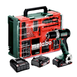 METABO BS 18 L BL Set - mobilní dílna, aku vrtačka, baterie, nabíječka (613155710)