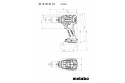 Metabo BS 18 LTX BL Q I (602359840), bez aku mB