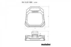 Metabo BSA 18 LED 10000 (601506850)