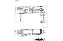 Metabo KHE 2645 Kombinované kladivo (601710500)