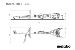 Metabo MA 36-18 LTX BL Q (601725850), bez aku