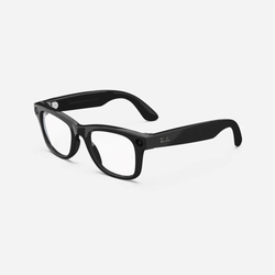 MG Ray-Ban Meta Wayfarer (Standard) - Clear - Shiny Black