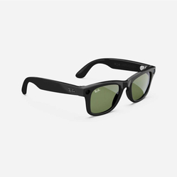 MG Ray-Ban Meta Wayfarer (Standard)  - Shiny Black / Green