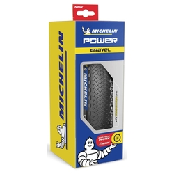 MICHELIN PLÁŠŤ POWER GRAVEL BLACK 700X47C COMPETITION LINE KEVLAR TS TLR (289895)