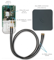 Mikrotik pigtail SMA(M)/SMA(M), 1m