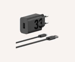 Motorola TurboPower 33W + kabel 1m USB-A/USB-C černá
