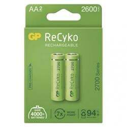 Nabíjecí baterie GP ReCyko 2700 AA (HR6) 2Ks
