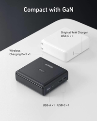 Nabíjecí stanice Anker 100W 2xUSB-C, 1xUSB, 1xkonektor pro Prime powerbanku černá