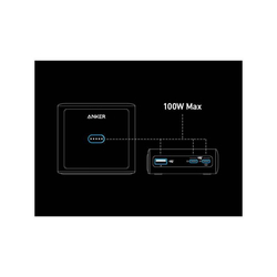 Nabíjecí stanice Anker 100W 2xUSB-C, 1xUSB, 1xkonektor pro Prime powerbanku černá