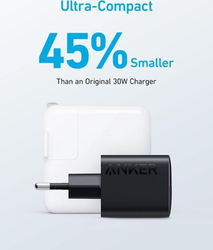 Nabíječka do sítě Anker 323 33W, 1xUSB-C, 1xUSB-A černá