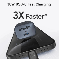 Nabíječka do sítě Anker 511 Nano 4 30W, USB-C černá