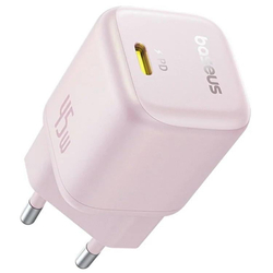 Nabíječka do sítě Baseus PicoGo 45W, 1xUSB-C růžová