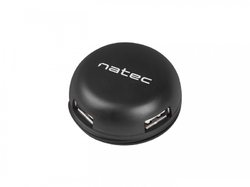Natec rozbočovač Bumblebee, 3x USB 2.0 HUB, černý