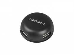 Natec BUMBLEBEE rozbočovač 3x USB 2.0 HUB, černý