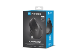 Natec Crake 2, pro leváky, černá
