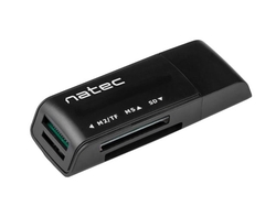 Natec čtečka karet MINI ANT USB 2.0, M2/microSD/MMC/Ms/RS-MMC/SD/T-Flash