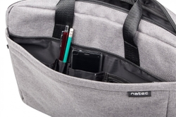 Natec MUSTELA brašna pro 15.6" notebooky, šedá
