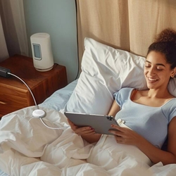 Navíjecí kabel Baseus Free2Pull USB-C/USB-C s nastavitelnou délkou až 1m 100W bílý