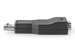 NEDIS adaptér DisplayPort/ zástrčka DisplayPort - zásuvka VGA/ černý