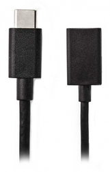 NEDIS adaptér USB 3.0/ zástrčka C - zásuvka A/ černý/ 15cm