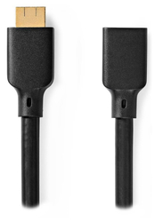 Nedis kabel HDMI (M) na HDMI (F) prodlužovací 1m