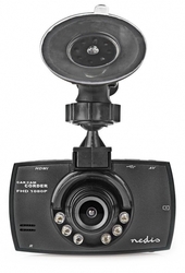 NEDIS kamera do auta/ LCD 2,7"/ 1080p/ 12Mpx/ parkovací senzor/ detekce pohybu/ tmavě šedá