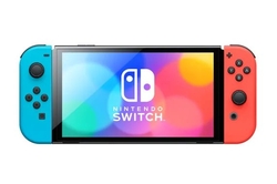 Nintendo Switch (OLED) Neon Red & Blue