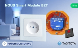NOUS B3T WiFi Tasmota Smart 2kanálový spínač s ovládáním závěsů