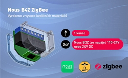 Nous B4Z Smart Zigbee Ovladač žaluzií a rolet
