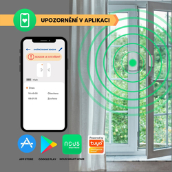 NOUS E3 ZigBee Tuya senzor na dveře a okna