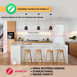 NOUS E5 ZigBee Tuya detektor teploty a vlhkosti