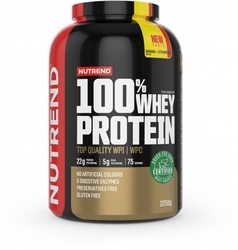 Nutrend 100% WHEY protein 2250 g, banán + jahoda