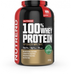 Nutrend 100% WHEY protein 2250 g, jahoda