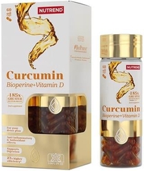 Nutrend CURCUMIN + BIOPERINE + Vitamin D, 60 kapslí