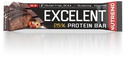 Nutrend EXCELENT protein bar 85 g, čokoláda s oříšky