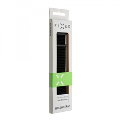 Nylonový řemínek FIXED Nylon Strap pro Apple Watch 38/40/41 mm, šedý