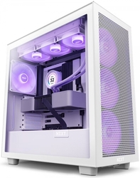 NZXT H7 Flow RGB, bílá